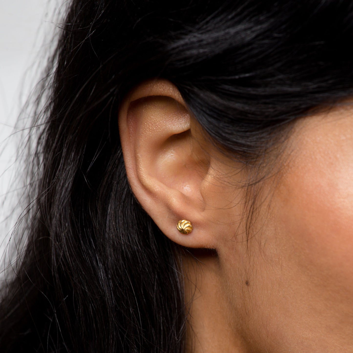 Whipped Cream Stud Earrings