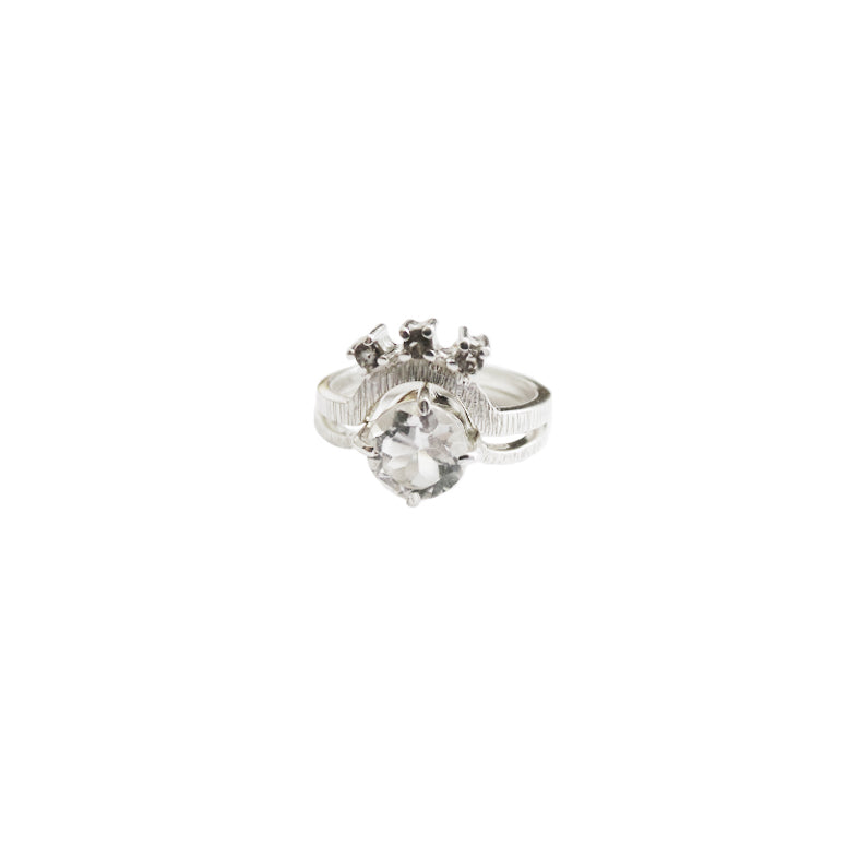 Crescent Trio Ring