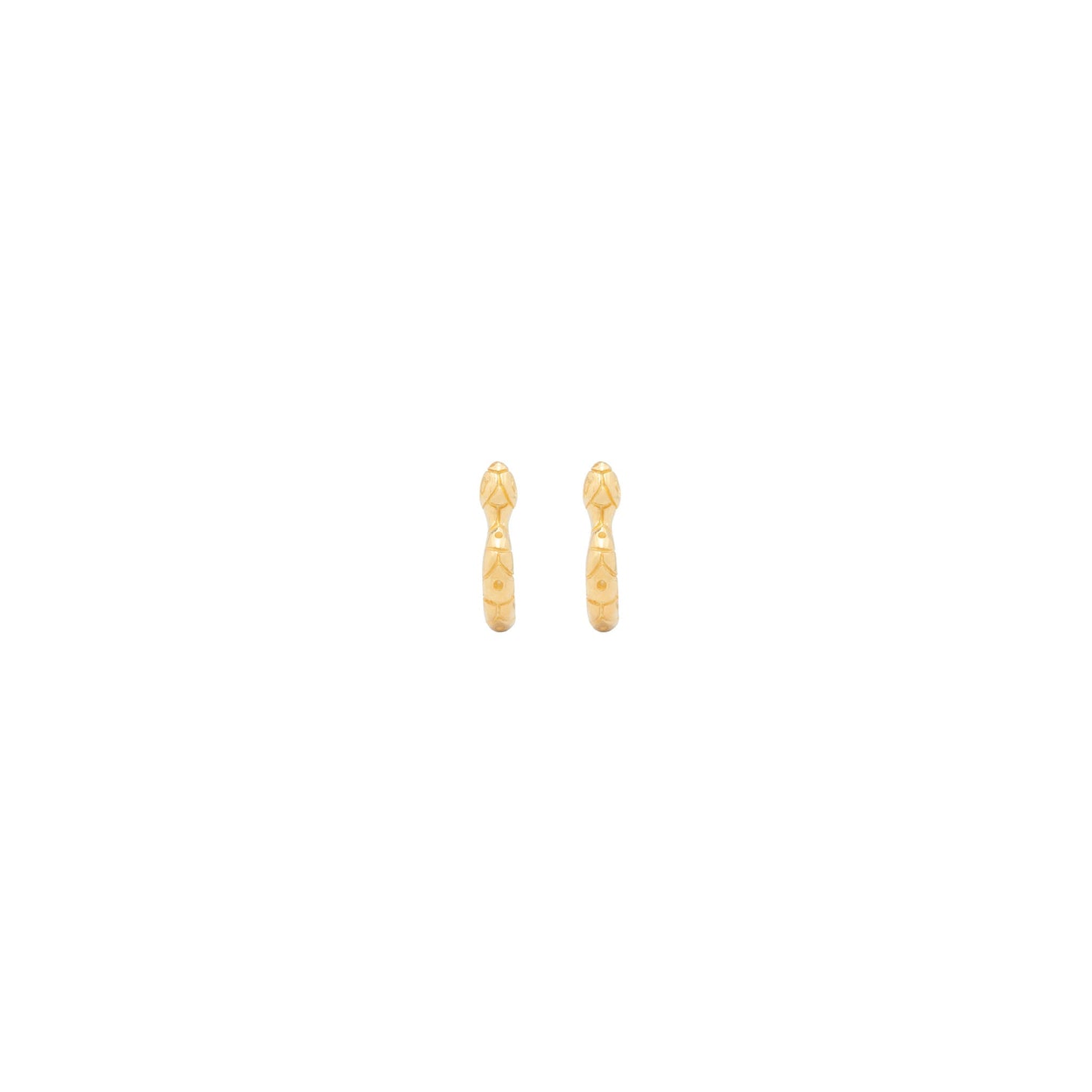 Serpent Hoop Earrings