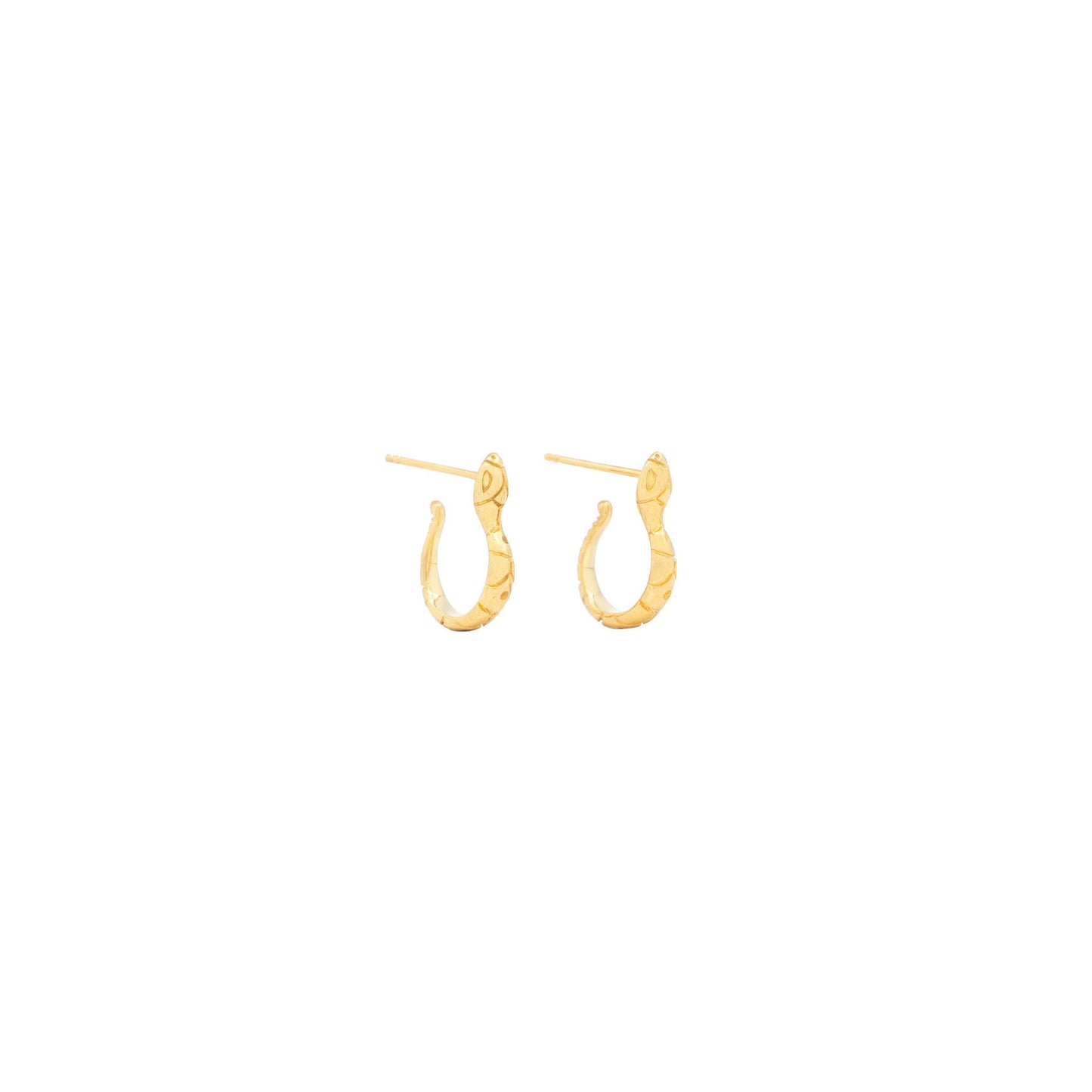 Serpent Hoop Earrings