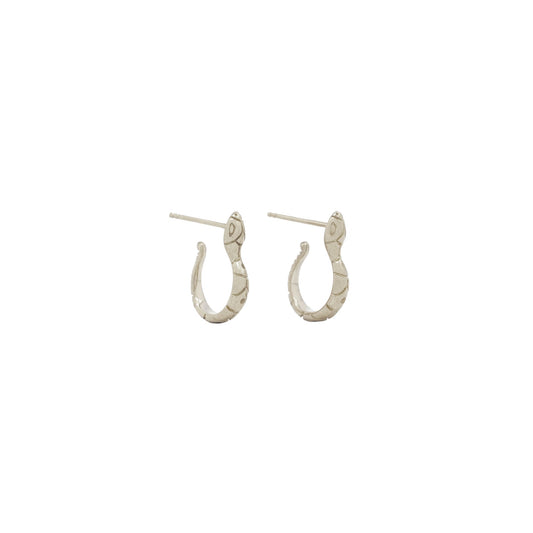 Serpent Hoop Earrings