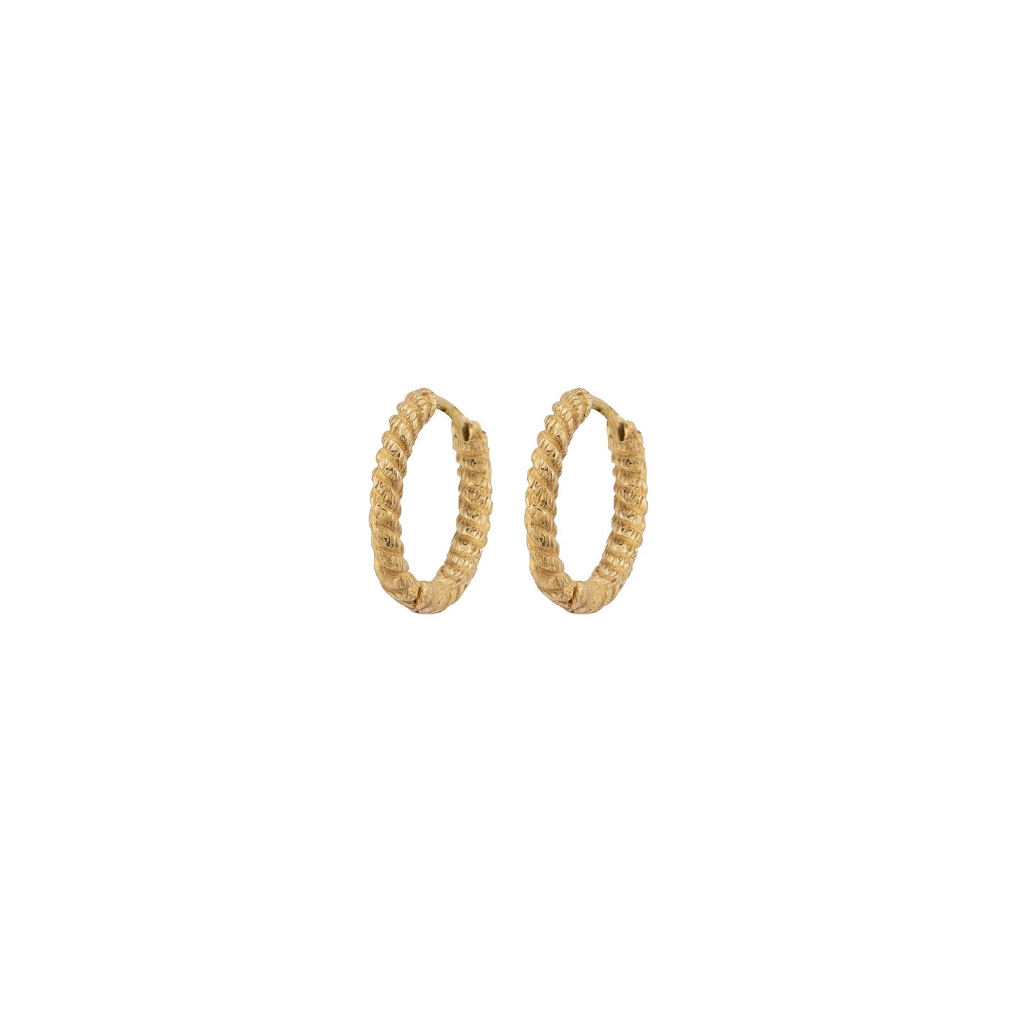 Rope Hoop Earrings
