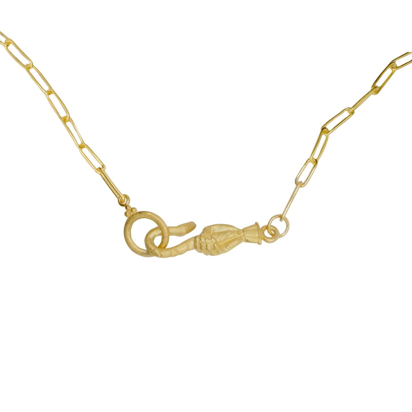 Serpent Hook Chain Necklace