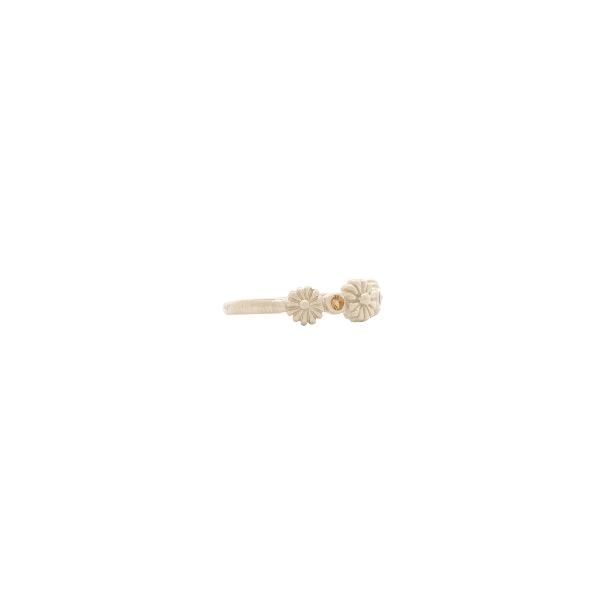 Mix Gem Daisy Chain Flower Ring - Hunt Of Hounds