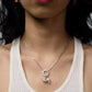Chantilly Charm Holder on Clip Chain Necklace