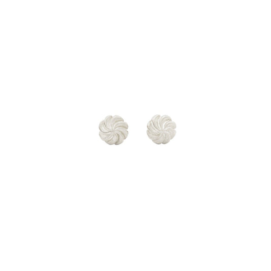 Hunt Of Hounds Whipped Cream Stud Earrings in Silver